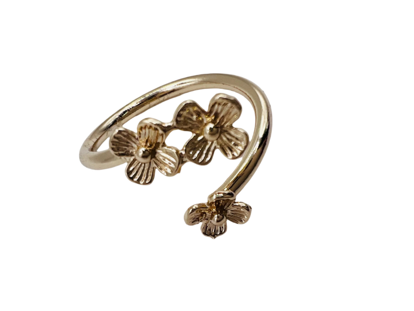 Triple Flower Ring