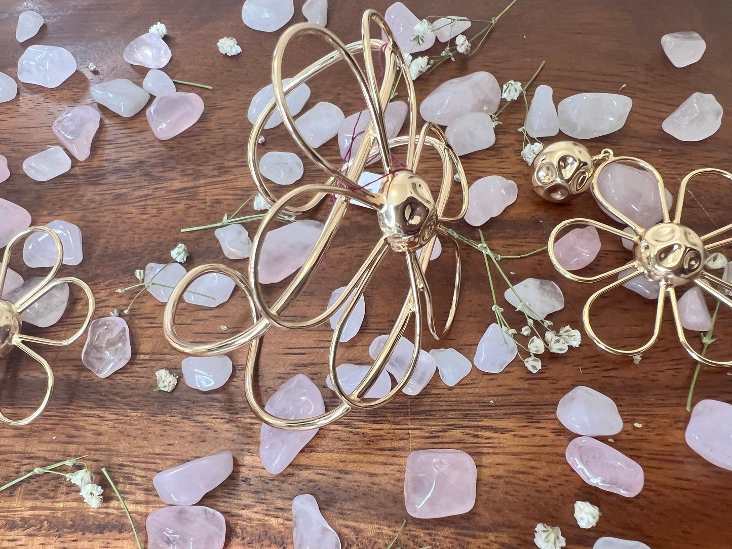 18k Plated Daisy Flower Bracelet