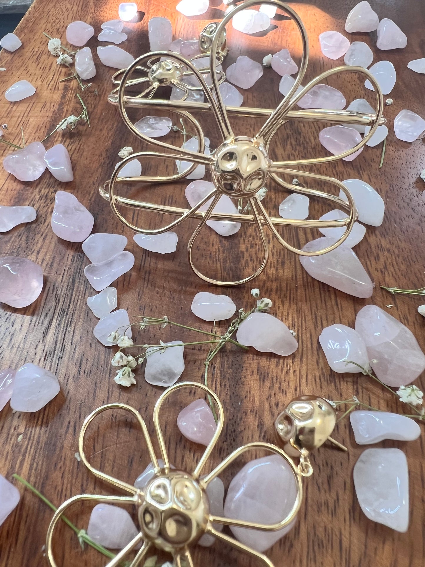 18k Plated Daisy Flower Bracelet