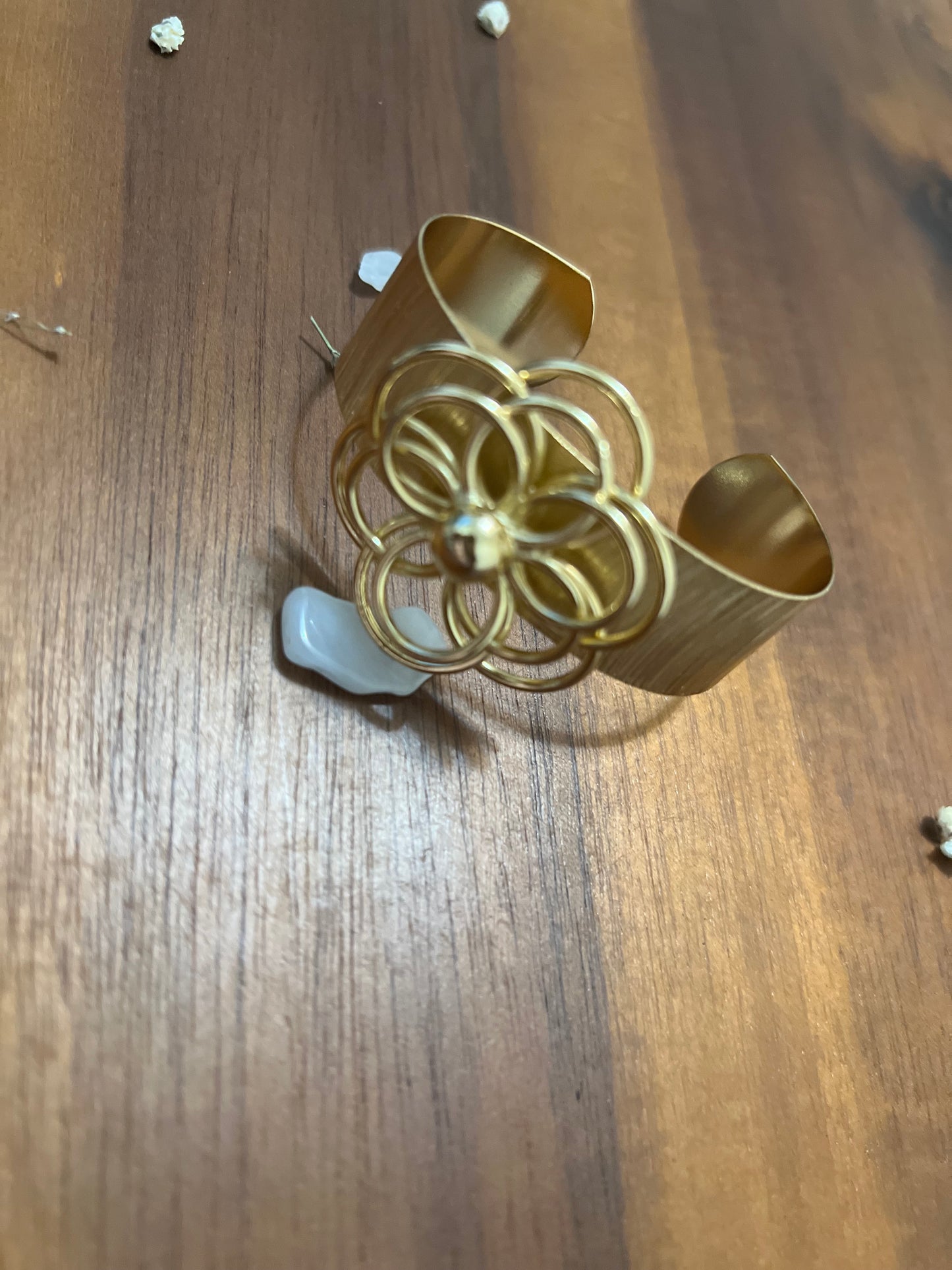 Flower Lovers Cuff Bracelet