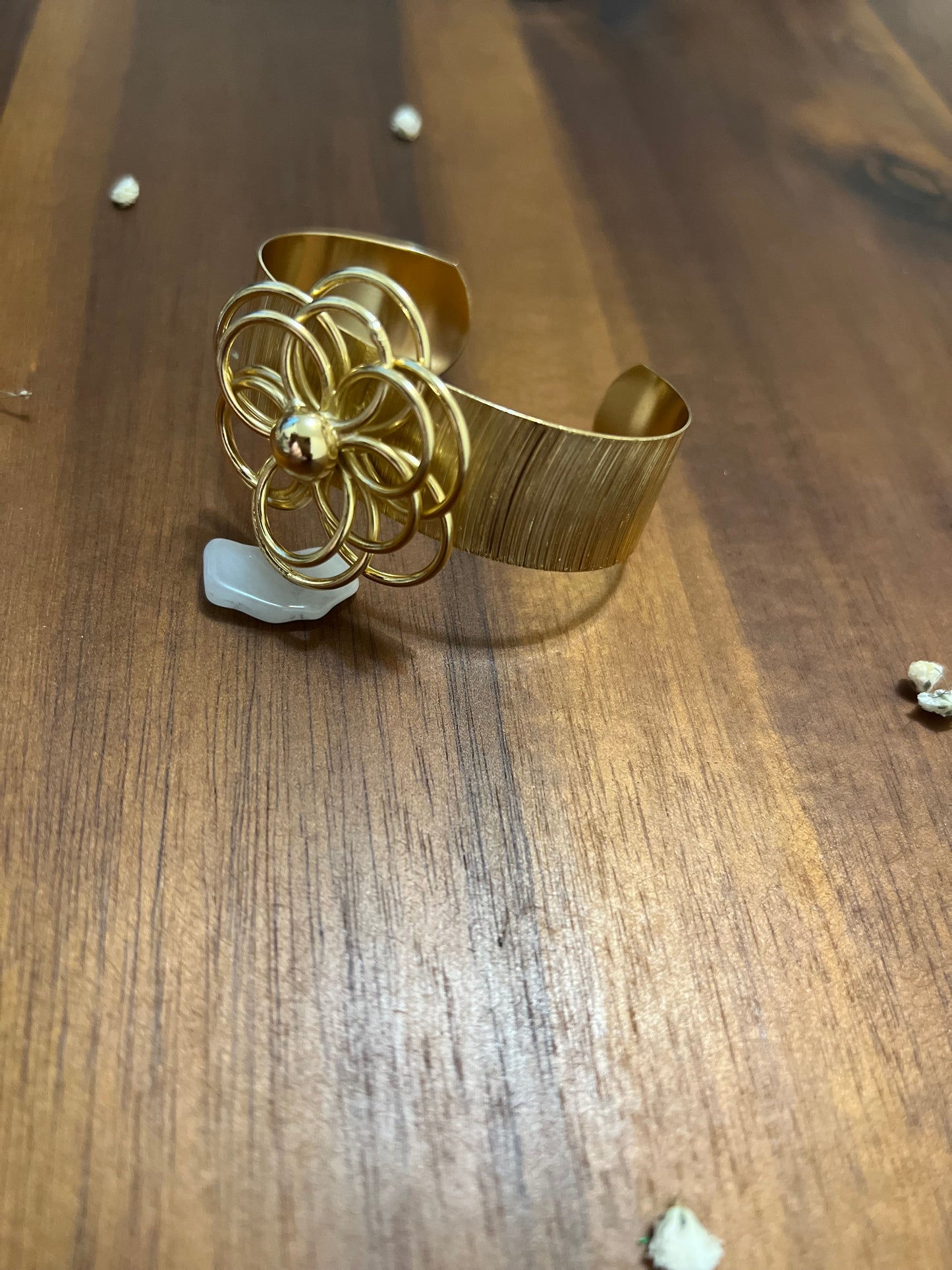 Flower Lovers Cuff Bracelet