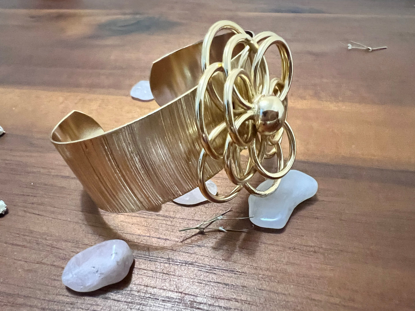 Flower Lovers Cuff Bracelet