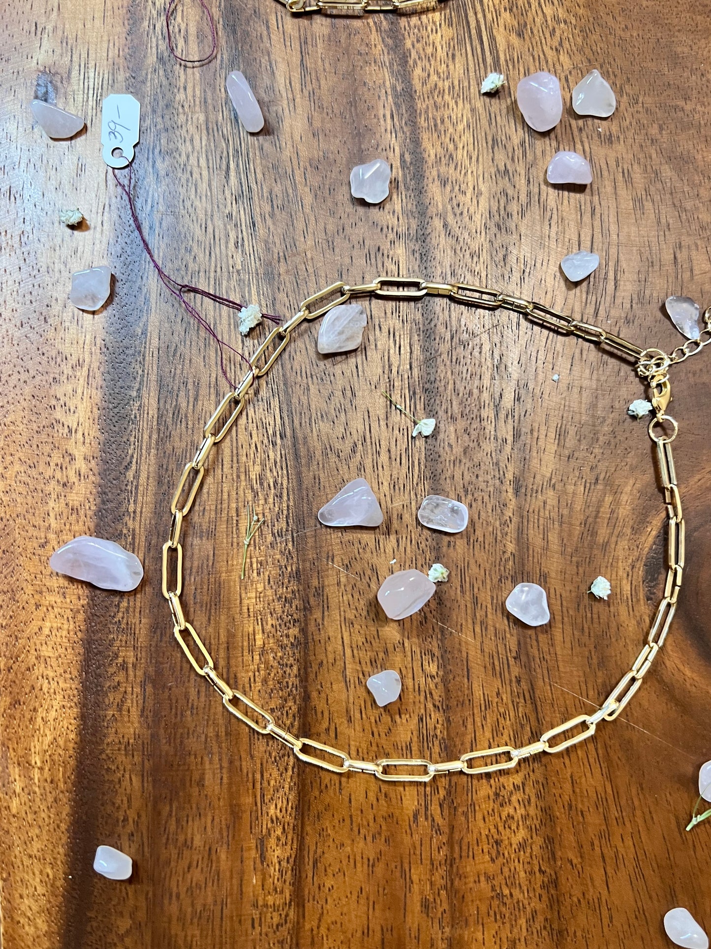 Choker Safety Pin Style Necklace