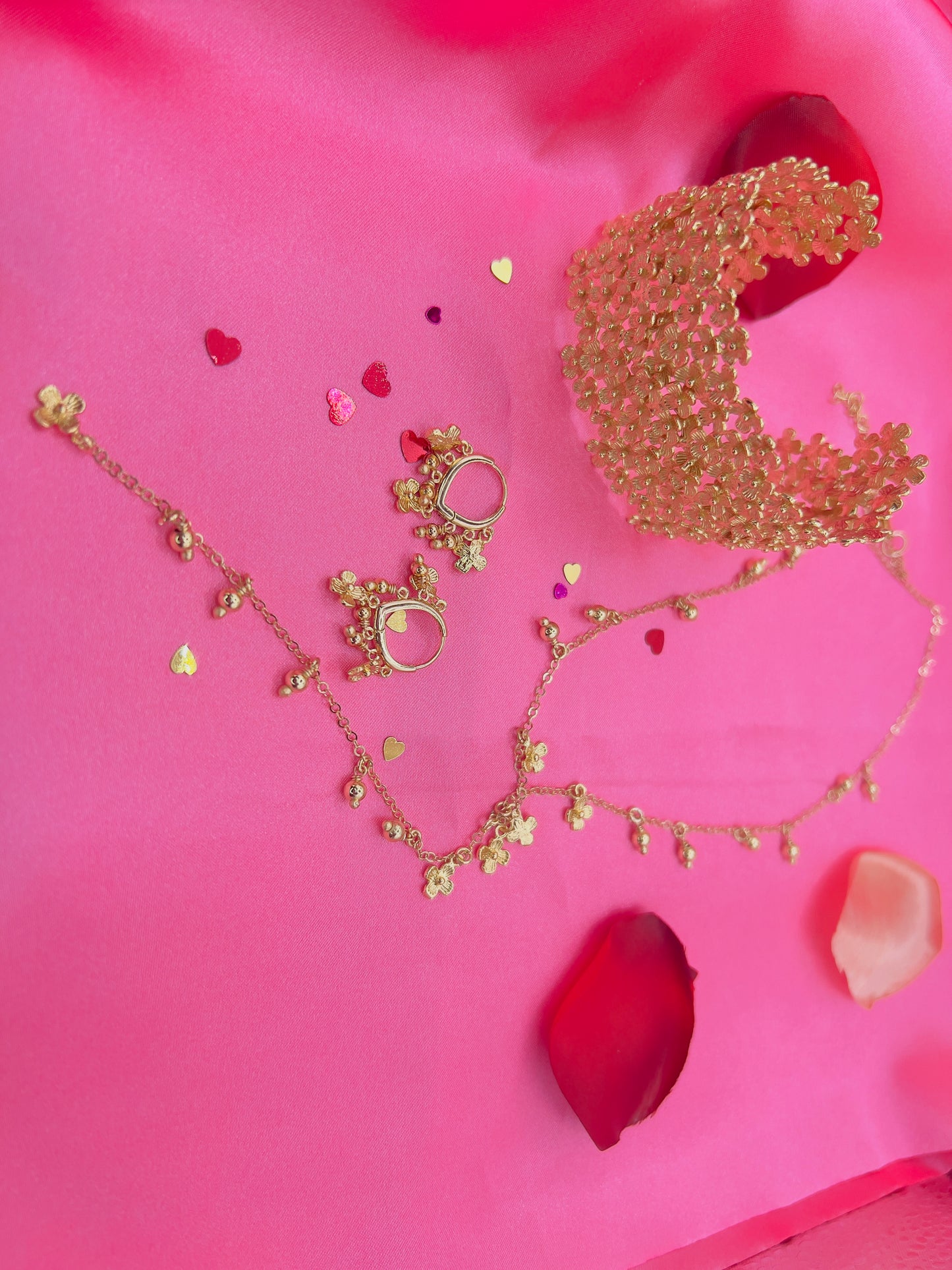 Petite Flower Long Necklace
