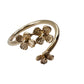 Triple Flower Ring
