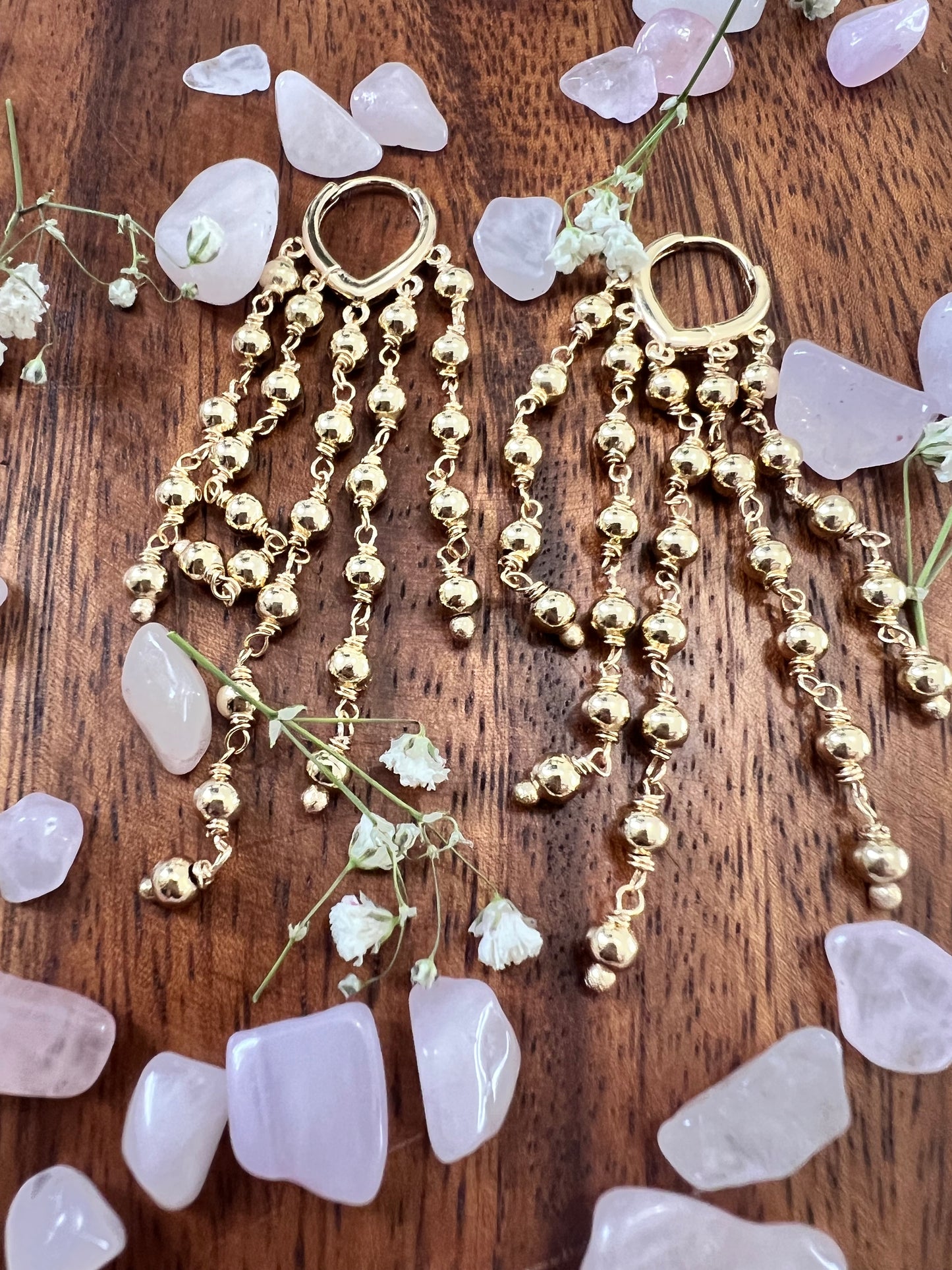Chandelier Beaded  Earrings