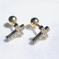 Cross Stud Earrings