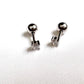 Silver Plated CZ Stud