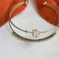 Bracelet with  Spinning Square Cube