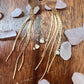 Heart Tassel Designed Earrings