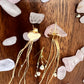 Heart Tassel Designed Earrings
