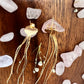 Heart Tassel Designed Earrings