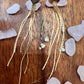 Heart Tassel Designed Earrings
