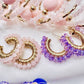 Pink  Blooming  Earrings