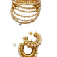 Beige Blooming  Earrings
