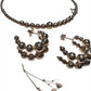 Beaded  Double Hoops