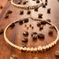 Gold Beaded Choker "Trendy"