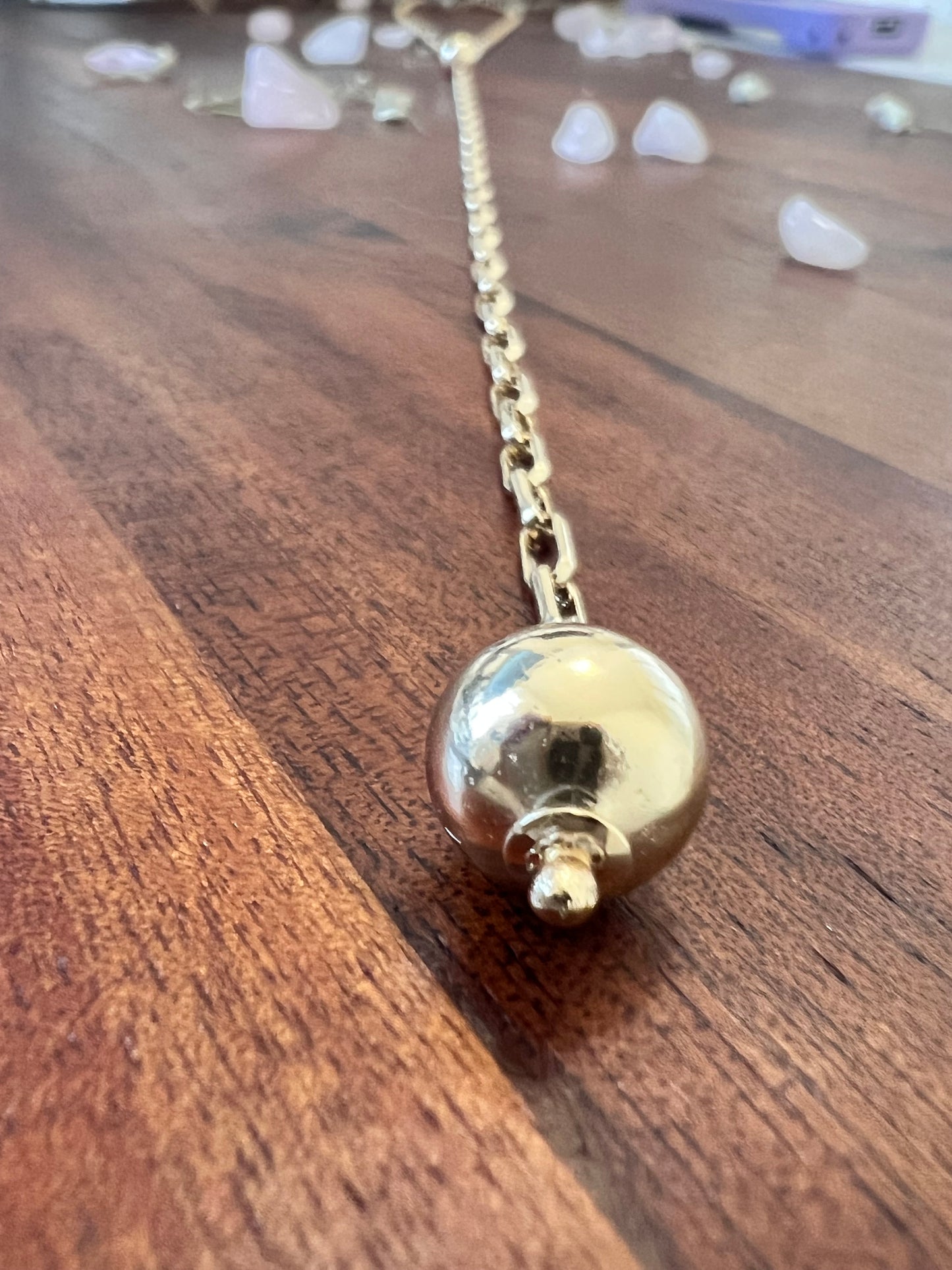 Long Safety Pins and  Beads Necklace