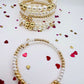 Double Row Beaded and Flawless Pearls Bracelet